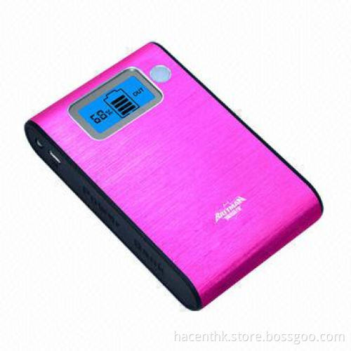 Two USB Universal Portable Charger/High-capacity 10,400mAh Power Bank for All Digital Products